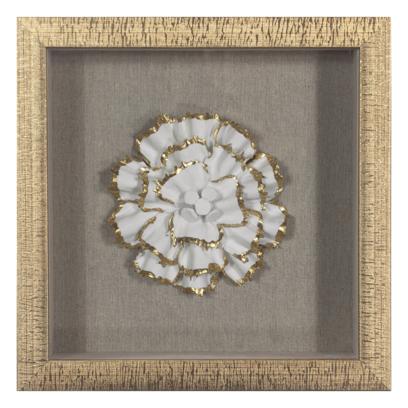 Handmade Glam Plants & Flowers Wall Decor on Ceramic
