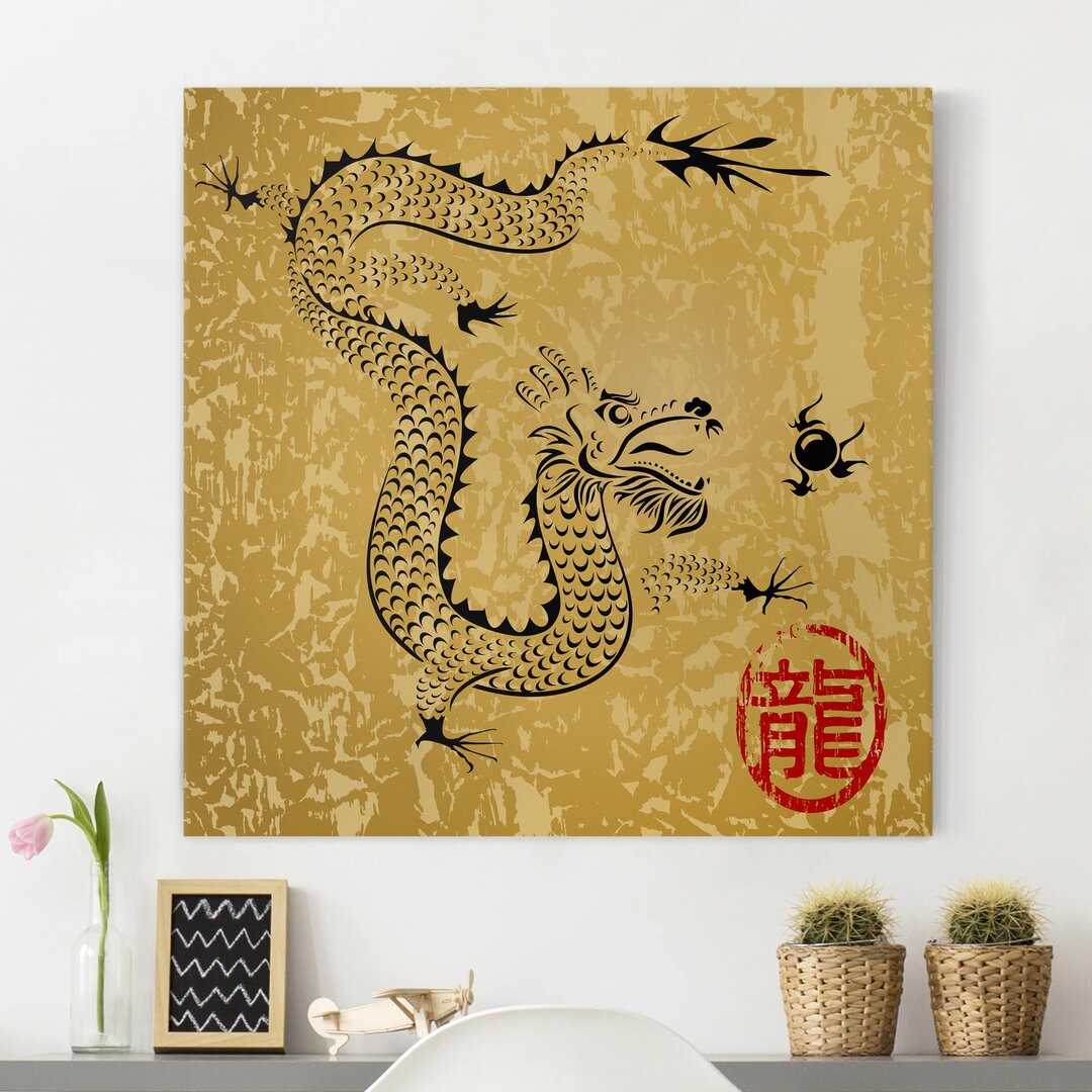 Leinwandbild Chinesische Drachen