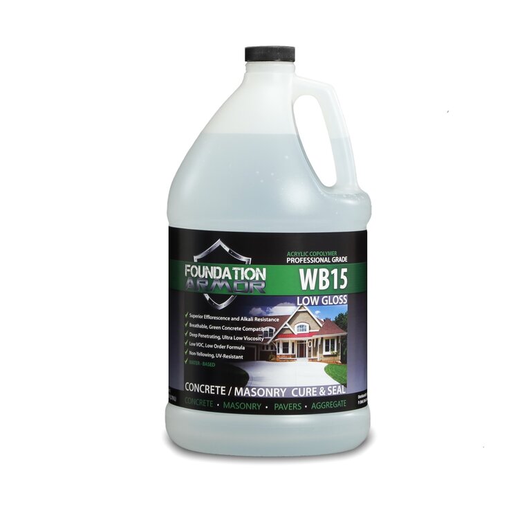 WB15 Low Gloss Water Based Acrylic Concrete Sealer