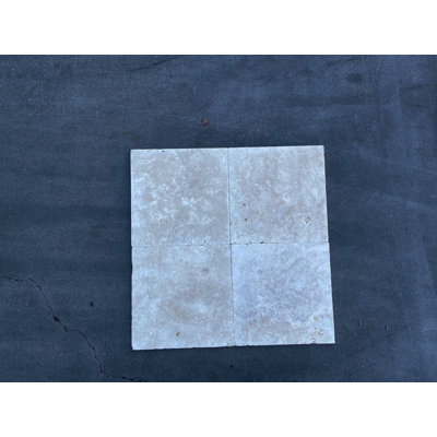 16" x 24" Travertine Stone Look Wall & Floor Tile