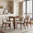 Upholstered Solid Wood Side Dining Chair