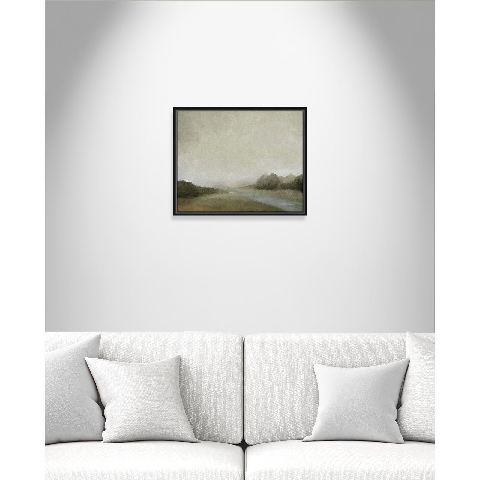 Vanora - Floater Frame Canvas, 17.5" H x 21.5" W, Black