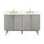 Meuble-lavabo double autoportant avec plateau en quartz Blakely-124933156-92319986-92319987