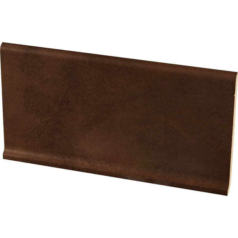 Studio 11.8" x 5.9" Porcelain Bullnose Tile Trim, Fondue