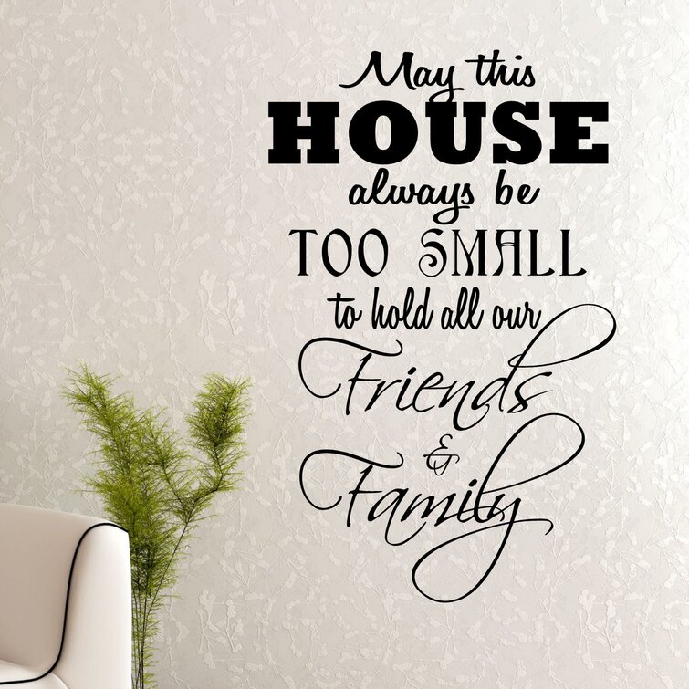 Text & Numbers Non-Wall Damaging Wall Decal