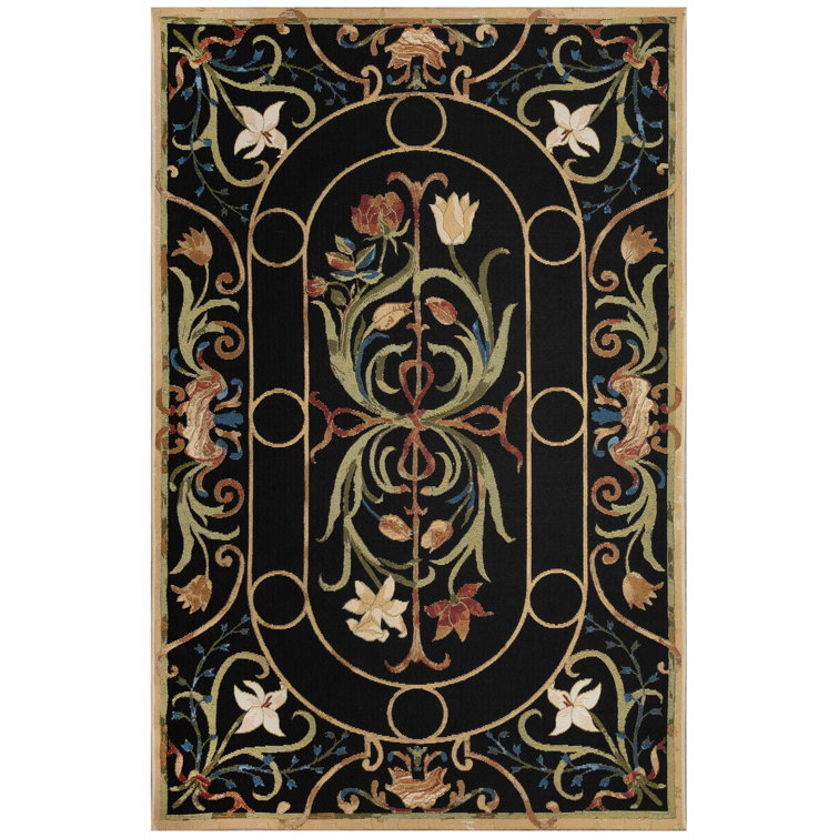 Marina Dream Garden Indoor/Outdoor Area Rug Midnight