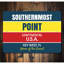 Enseigne en aluminium Southernmost Point-58277694