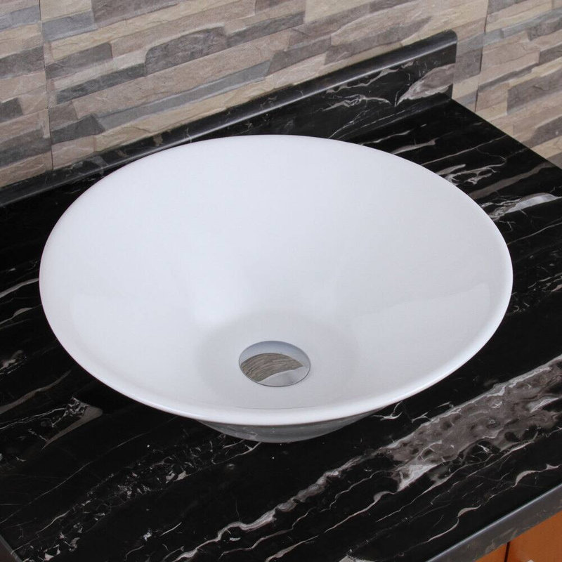 Ceramic Round Above Counter Sink