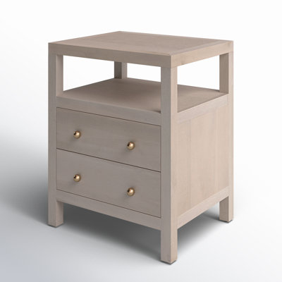 Celine 21" Acacia Nightstand