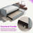 FAlano Twin Upholstered Daybed with Trundle, Vertical Channel Tufting, Linen Fabric Sofa Bed-1159267716
