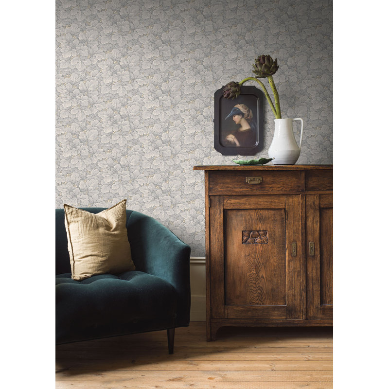 Boråstapeter Waldemar Wallpaper, Brown/Blue