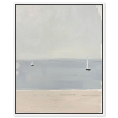 «Boat in Serene Waters I», peintures sur toile par Art Remedy