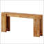 Très longue console de style campagnard, un canapé d'entrée polyvalent et étroit pour le salon, le couloir ou le vestibule