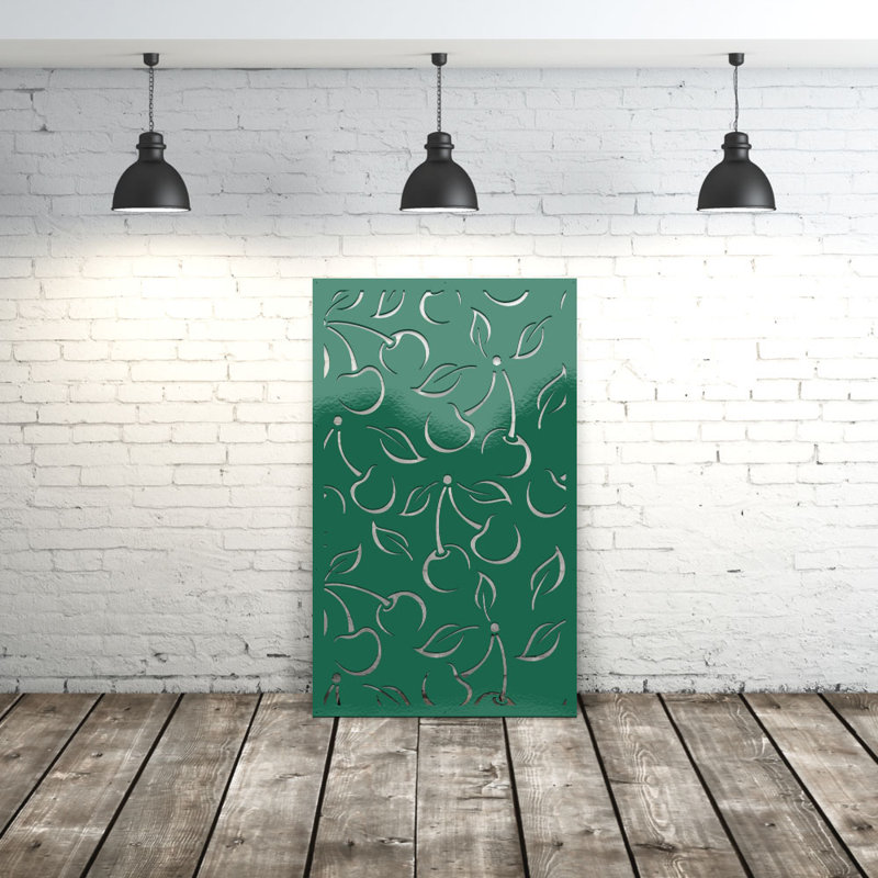 Metal Privacy Screen, 48" H x 48" W, Copper Vein