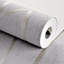 Ewin 9.5m x 53cm 3D Stripe Non Woven Wallpaper Roll-1825678725