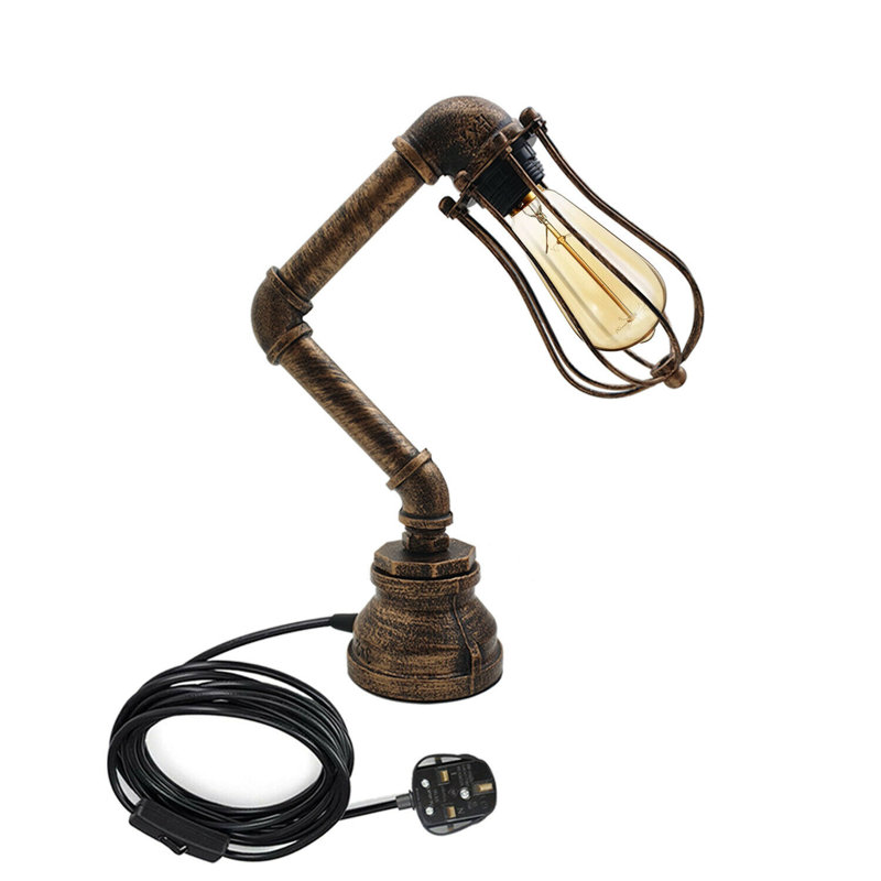 Sachin Metal Novelty Lamp, Brushed Copper
