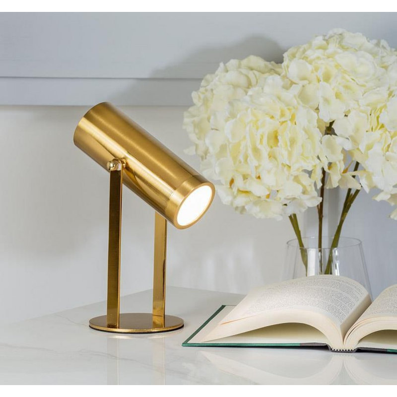 Pivot Spotlight Lamp, Gold