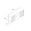 Crédence de rangement l 67 po Nicolee-19918647-65997404