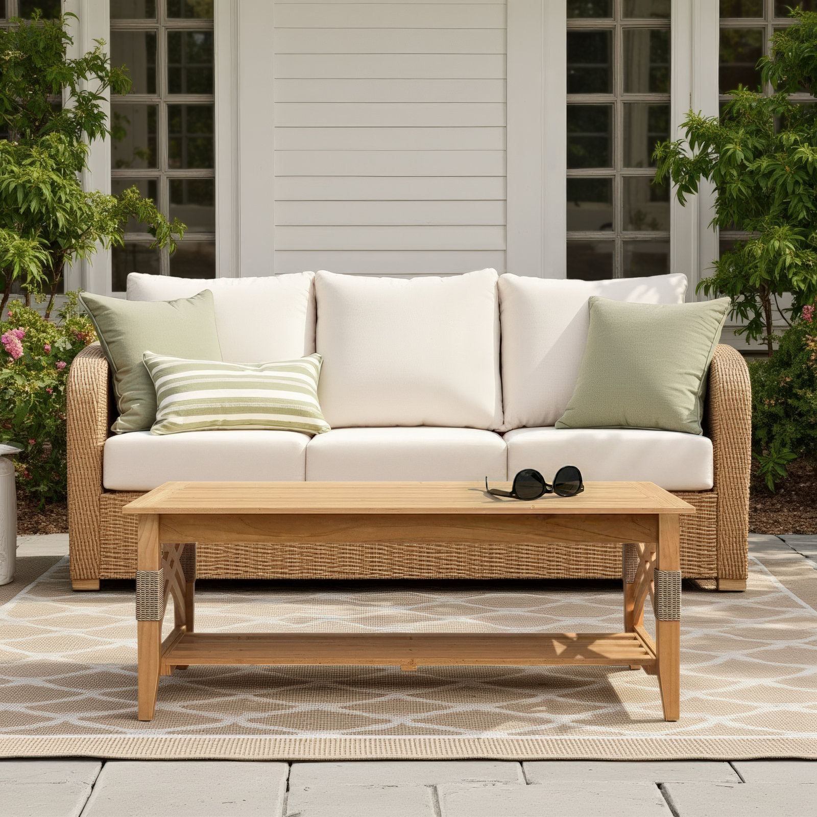 Cotesfield 25'' Teak Outdoor Coffee Table