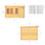 Mercia 13ft x 10ft Elite Pent Log Cabin With Side Shed (28mm)