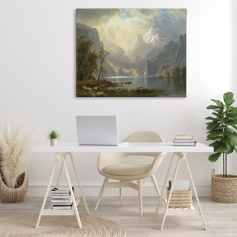 Art mural classique sur toile vue de montagne par One1000paintings, H 36 po x l 48 po