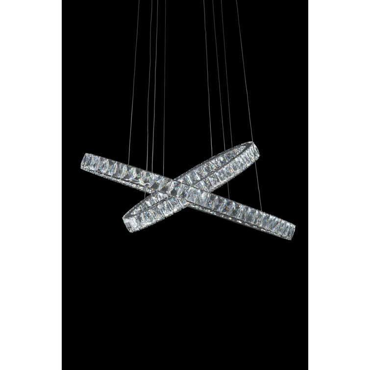 2 - Light LED Chandelier