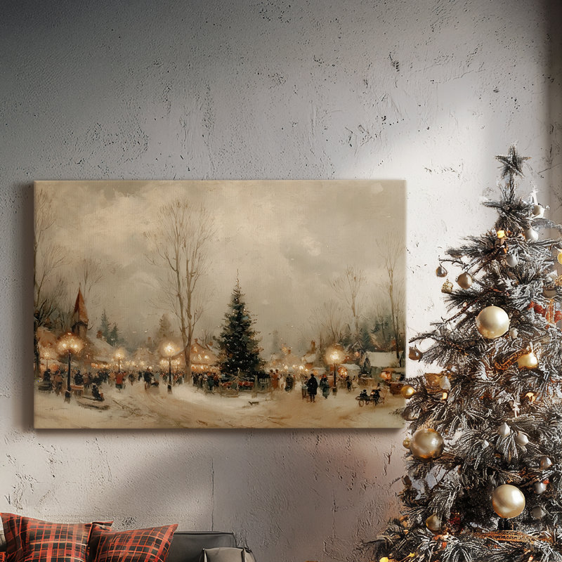 «Honeyed Morning at Twilight», toile tendue avec châssis, H 12 po x l 18 po