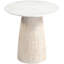 Table de bout en marbre et bois Liona Christin-1380695439