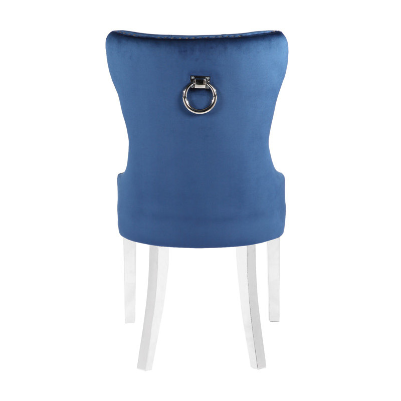 Chaise Boyel - noir, Bleu