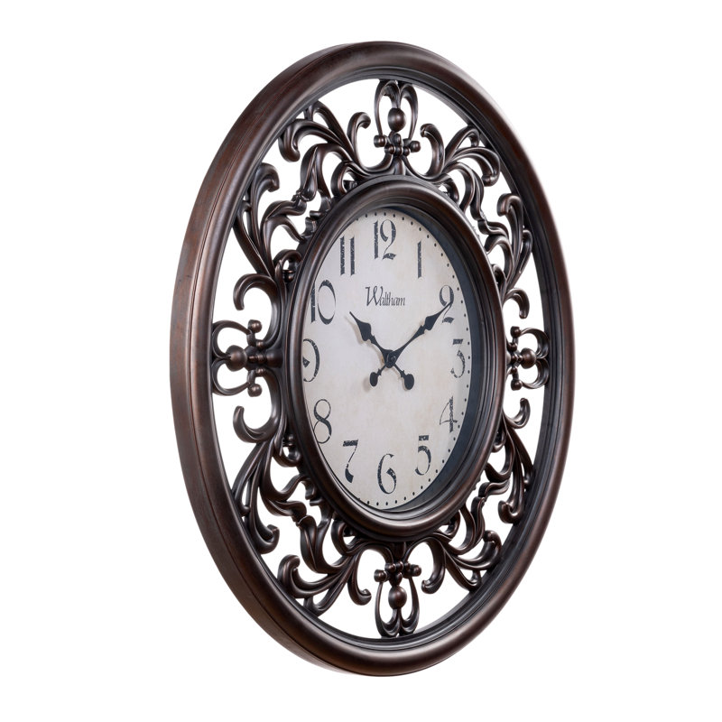 Kensa Wall Clock, Brown