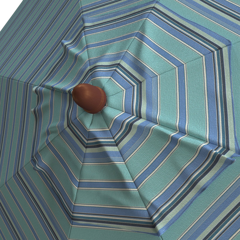Parasols de marché 9 pi Jimerson, Sunbrella® Dolce à rayures oasis