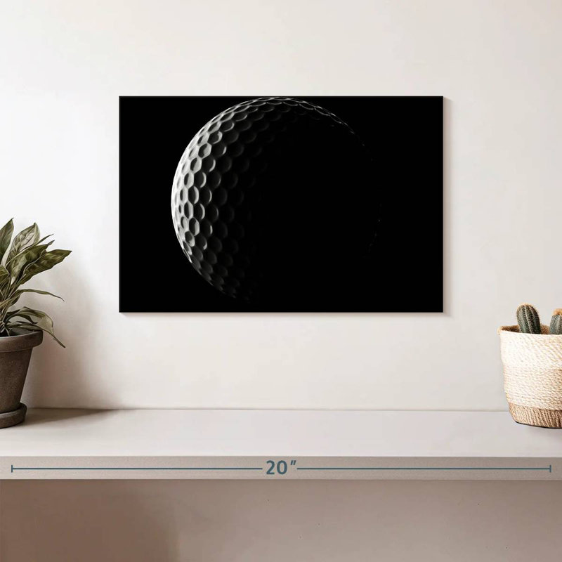 Sireci Golf Ball In The Shadows, 8" H x 12" W