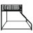 Sturdy Metal Drop-Down Bunk Beds-1210103616