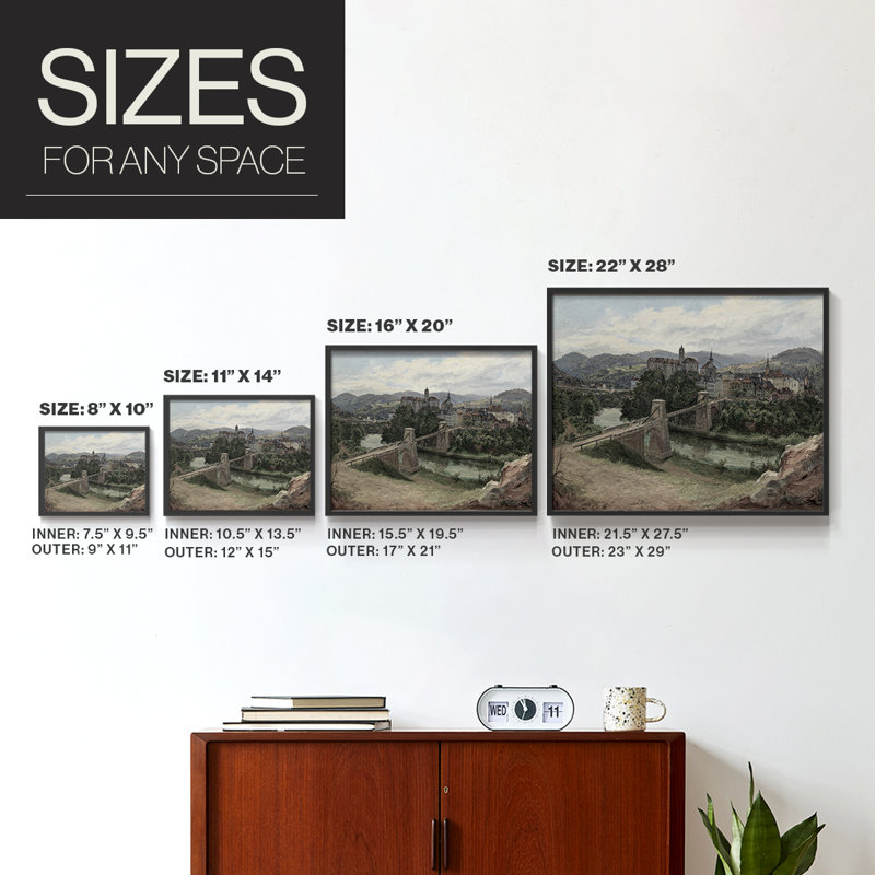 Vintage Landscapes-CDX -Framed Print - Restickable