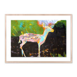 Fawn Painting by Amy Bautz