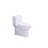 Water 1.28 Toilet, Elongated Comfort Design, Seat, 1000 Gram Flushing Score, Glossy White 003S, Bathroom Floor Mounting Side- Comfortable Height, Mount