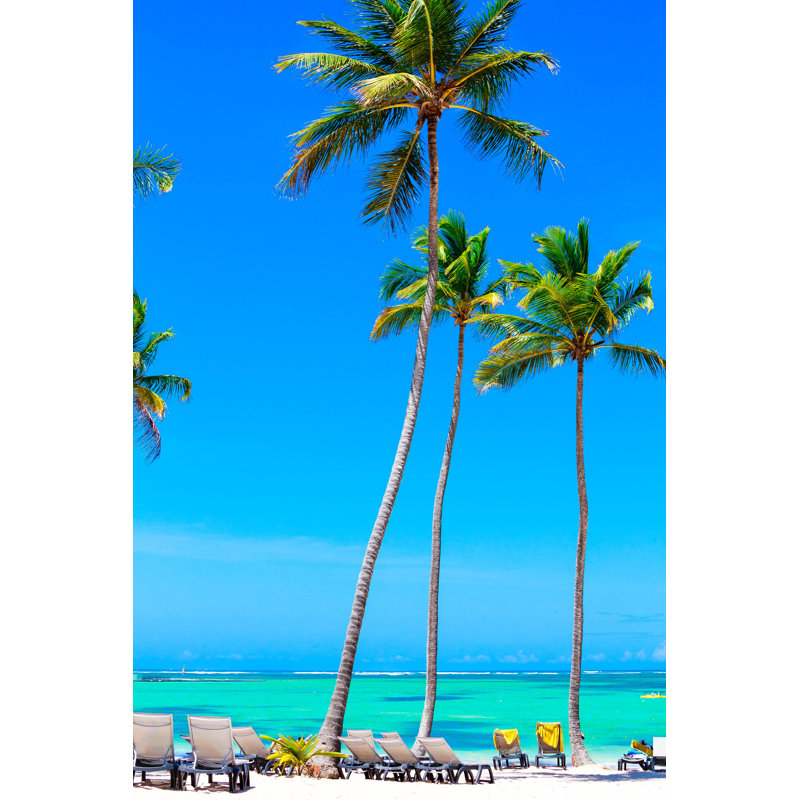 Beautiful Beach - Wrapped Canvas Print, 91cm H x 61cm W x 3.8cm D