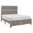 Rustic Design Gray Finish Queen Size Bed