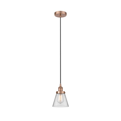 Mini-luminaire suspendu 1 lumière Cone