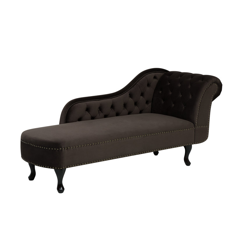 Brennon Velvet Chaise Lounge