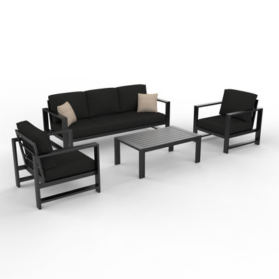 Dulcie 5-Person Seating Set with Sunbrella® Cushions
