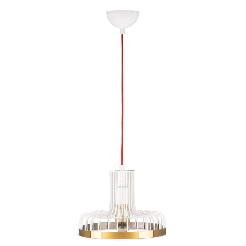 Luminaire suspendu géométrique unique à 1 lumière Charlize