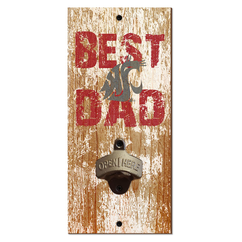 Gold Brass Stainless Steel Bottle Opener, Washington State
