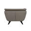 Chaise en lin brun Nayeli-845134214
