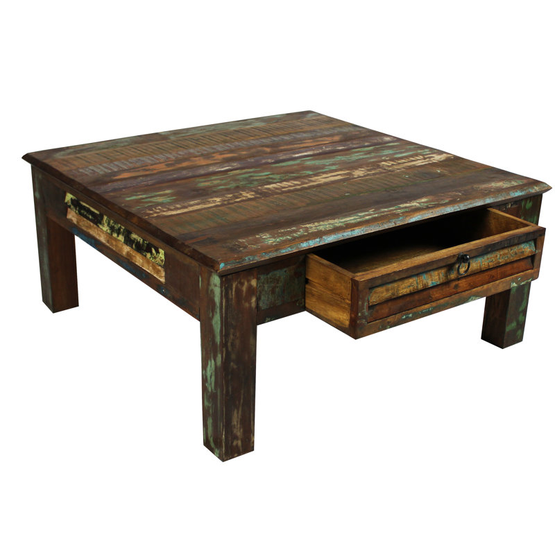 Killingly Solid Wood Coffee Table, 18" H x 60" W x 42" D