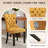 Modern Velvet  Wingback Tufted Solid Wood Upholstered Dining Chairs (Set of 2)-1203861896