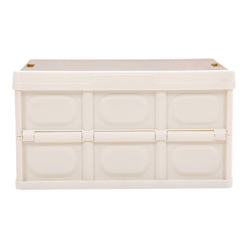 Rebrilliant PP, Wooden Board Storage Tub & Tote, 35L