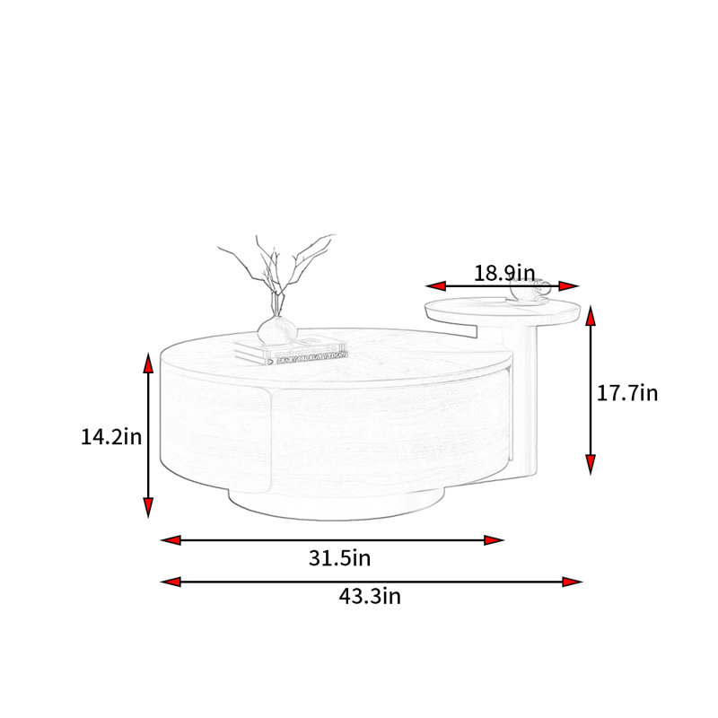 Modern Light Luxury Style Coffee Table