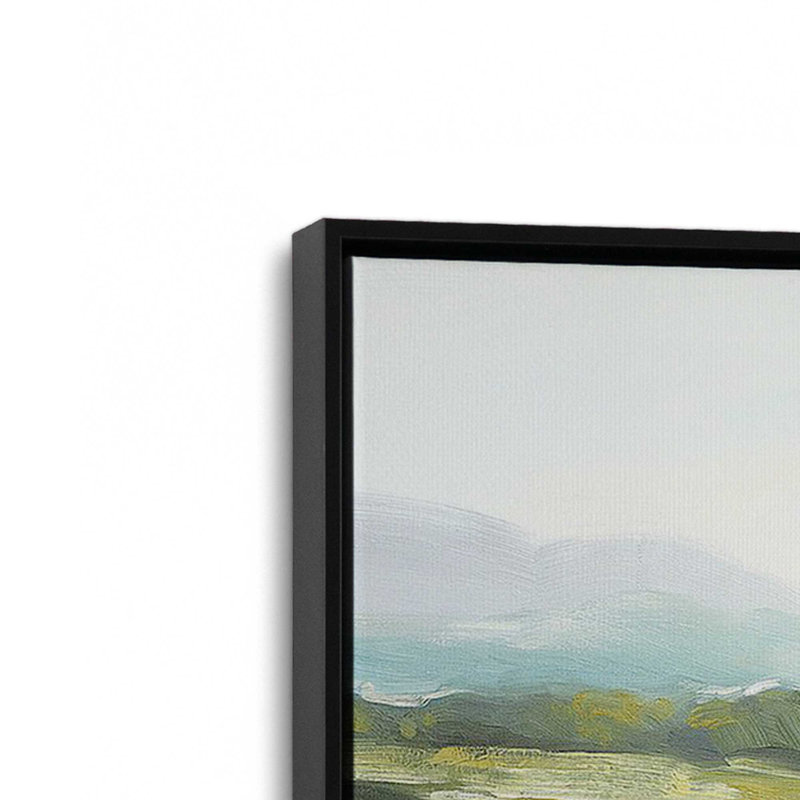 «Loyal Daydreamers», reproduction sur toile, Cadre flottant noir satiné, H 10 po x l 14 po x P 1,75 po