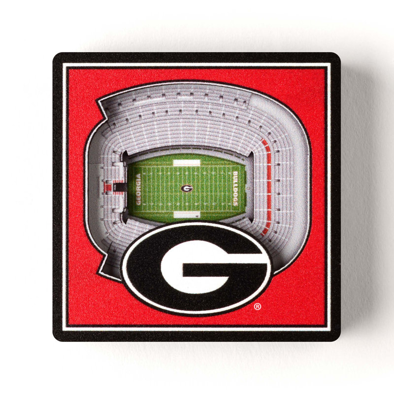 NCAA 3D StadiumView Magnets, NCAA Georgia Bulldogs